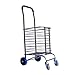 LYLY Edelstahl Shopping Trolley Folding Grocery Utility Klettern Treppenwagen mit 4 Rädern für Lebensmittel, Einkaufen, Wäscherei (Color : Silver Grey)