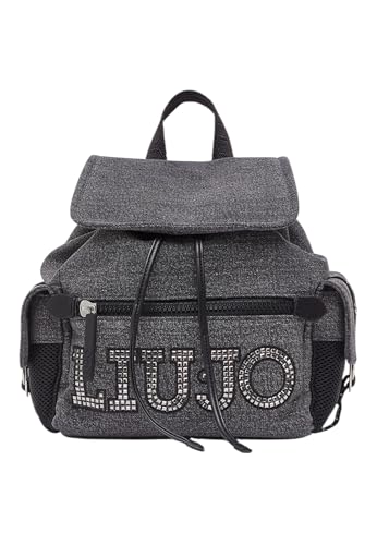 Sac à dos femme Liu Jo gris léger en polyester pour organiser vos journées
