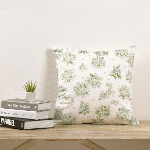 �X�^�C���f�R�[��(STYLE Decor) �N�b�V�����J�o�[ 45×45cm �k�� ������� ���킢�� 2���Z�b�g ��100% �ԕ� �A�� �W���X�~�� �z���C�g W3504400