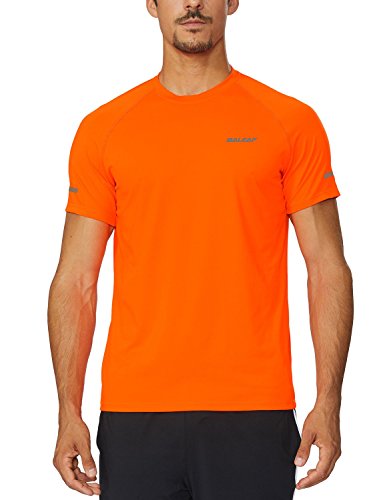 image for baleaf Men's Running Shirts Workout Short Sleeve Athletic Gym T-Shirt 
