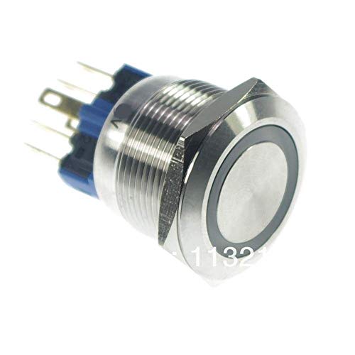 Bouton poussoir domotique 22mm étanche pour tableau et extérieur