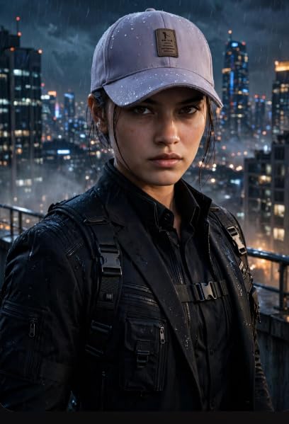 Image of Black Baseball Cap with Leather Patch, Casual Unisex Sports Hat, Adjustable Fit-Free Size