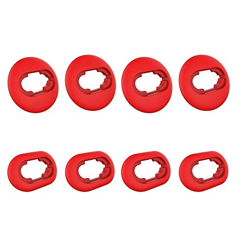 Wiki valley Ear Tips for Samsung Galaxy Buds Live 2020(DSM-R180) Earbuds Accessories,Soft Silicone Anti-Slip Ear Adapter Sets Replacement-4 Pairs(Red)