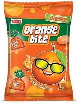 Parle Bigger Orange Bite, 214.5gm