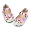 Hehainom Toddler Girls Dress Shoes Little Kids Flower Girl Sparkle Bow Ballet Flats School Wedding Party Shoes
