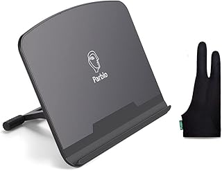 Parblo PR 100 Tablet Stand Holder with Two-Finger Glove, Ipad Drawing Stand,Sturdy,Adjustable for 10 to 16 inch Drawing Tablets,iPad Pro,Surface Pro Series, Laptop,wacom cintiq 16