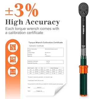 NADOKHI Chiave Dinamometrica 1/2'', 20-220Nm, 6 Pezzi Chiave Dinamometrica Auto con Bussole 17mm/19mm/21mm, Prolunga 125mm, 1/2"-3/8" Adattatore, per Cambio Gomme Auto e Moto