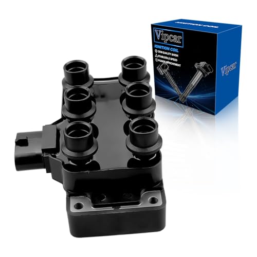VIPCAR Ignition Coil Compatible with Ford 1991-2010 Explorer(Sport Trac) 4.0-V6 8th VIN: X K E, 1990-2011 Ranger 4.0L, Aerostar Mustang B3000 Taurus, 2002-08 Mountaineer 4.0L, #DGE446 FD480