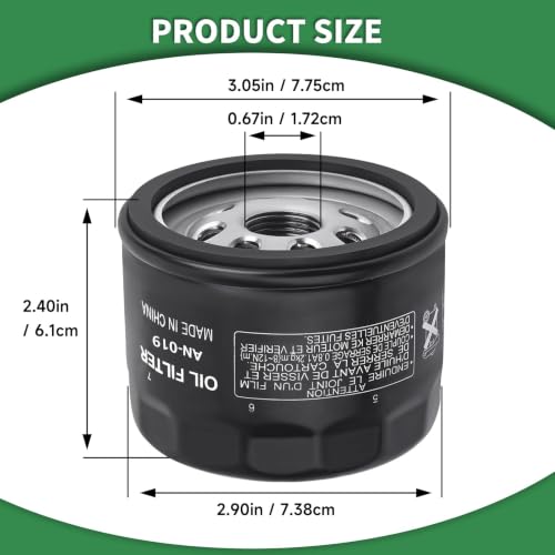Image of 49065-0721 Oil Filter 49065-7007 for Kawasaki FR691V FR730V FR651V FR600V FX600V FX730V FS691V FS651V FR651V Engines