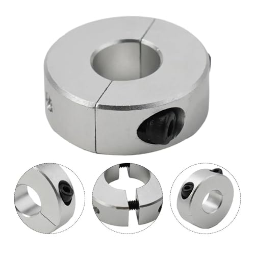 Collar de eje dividido doble tope mecánico aluminio 16mm 1 ud 2