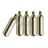 Laxzo® 5x 16g Non Threaded CO2 Cartridges, Gold