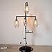 Produktbild Tippen Sie auf Startseite Stehlampe Industrie Retro Steampunk-Hahn-Druckmessgerät und Wasserzähler Entwurf E27 4 Köpfe Vogelkäfig Shade Do The Old Schmiedeeisen Wasserrohr Stehleuchte 1,39 m mit Dimmi