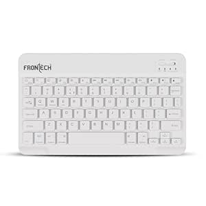 FRONTECH Wireless Mini Keyboard - 78 Keys, Bluetooth Connectivity, Rechargeable, Ultra Slim, Compact Design 1 Year Warranty (FT-1603AW)