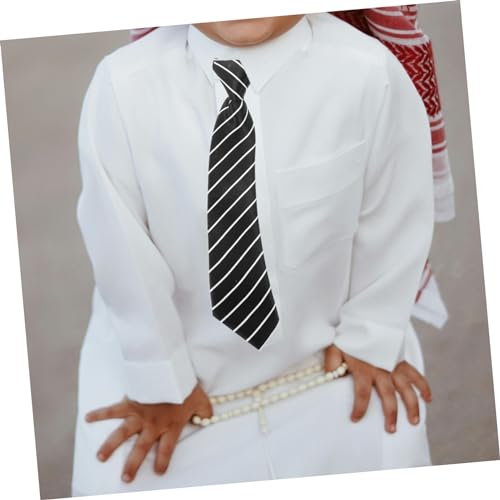 PartyKindom Boys Necktie Stylish Tie for School Uniforms Costume Decor Versatile Formal Everyday Wear3
