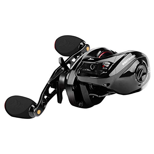 KastKing Royale Legend II Baitcasting Reels, New Compact Design Baitcaster Fishing Reel, 17.64LB Carbon Fiber Drag, Cross-Fire 8 Magnet Braking System, Available in 5.4:1 and 7.2:1 - Image 3