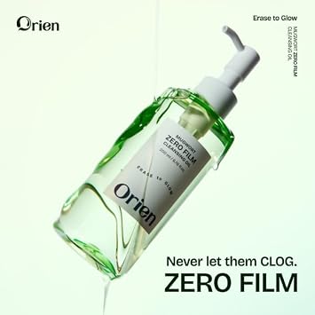 Orien Mugwort Zero Film Cleansing Oil 6.76 fl.oz. 200ml Daily Makeup Blackhead Removal No pore clogging Korean skincare double cleansing