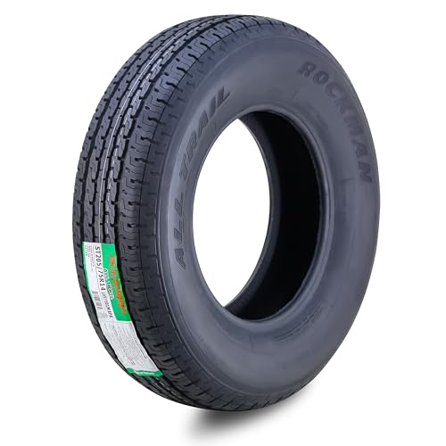 ROCKMAN Trailer Tire ST205/75R14 8-Ply Load Range...