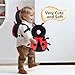 Baby Head Back Protector Backpack Toddler Safety Protector Cushion Pad Soft, Adjustable and Lightweight Design for Safe Walking and Crawling Toddlers Girls and Boys(Ladybug)
