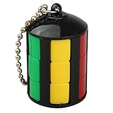 Rompecabezas de Cilindros, Bloques de Torre de Colores Inteligentes, Colgantes, Rompecabezas, Juguete Educativo, Cubo Mágico, Adorno de Mochila con Llavero