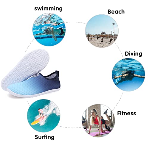 Image of Spesoul Womens and Mens Water Shoes Breathable Quick Dry Soft Barefoot Aqua Socks for Hiking Swim Beach Surf Yoga Sport