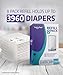 Babyfeel Refills Compatible with DEKOR CLASSIC Diaper Pails | 8 Pack | Exclusive 30% Extra Thickness | Diaper Pail Refills with Powerful Odor Elimination | Powder Scent | Holds up to 3960 Diapers