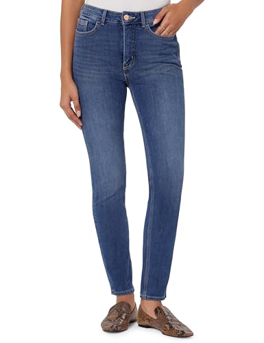 Image of Marks & Spencer Womens Light Wash High Rise Skinny Fit Jeans