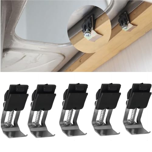 10 Stück Unterbau Spülbecken Clips Küchenspülen Befestigungsklammern Installation Reparatur Hardware Befestigung für Küche Badezimmer Dusche
