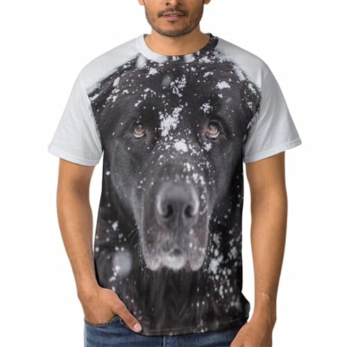 Tee Shirt Chien dans La Neige Homme Célébrez Votre Passion au Quotidien