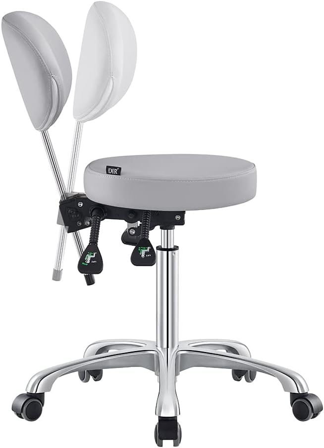 Dir Medical Stool Dentist Salon Roller Technician Stool with Wheels Polaris