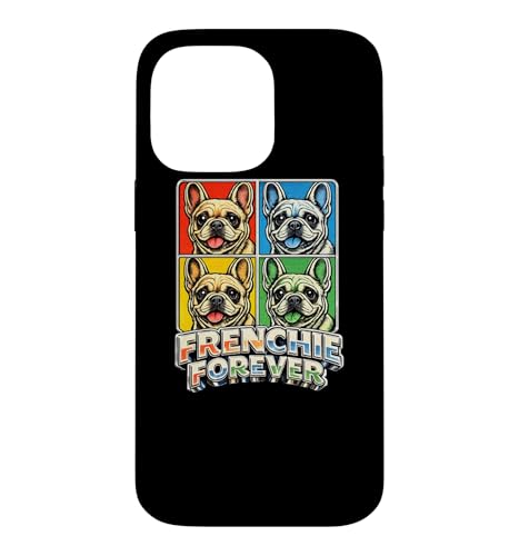 Frenchie Forever �t�����` �u���h�b�O���D�� �|�b�v�A�[�g �� �M�t�g �X�}�z�P�[�X iPhone 14 Pro Max �p