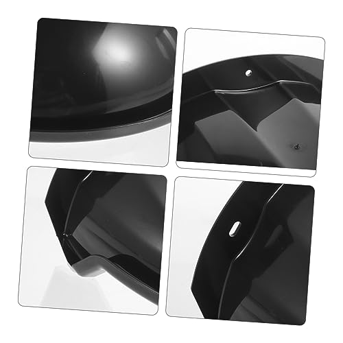 Cubierta antilluvia para cámara exterior de diseño elegante en ABS negro 4