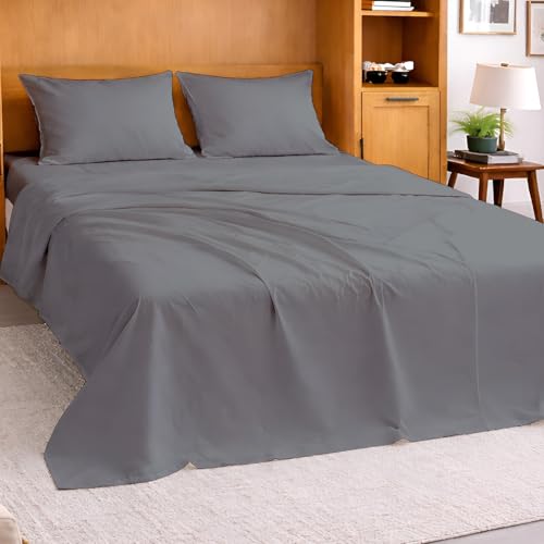 Cottington Lane Stone Grey Sheets for Murphy Bed Mattress,