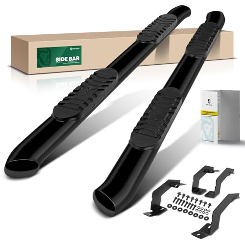 Estribos laterales acero Toyota Tacoma 2005-2023 negro miniatura 1