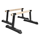 Ultimate Body Press Wood Bar Parallettes 12x24 Inch