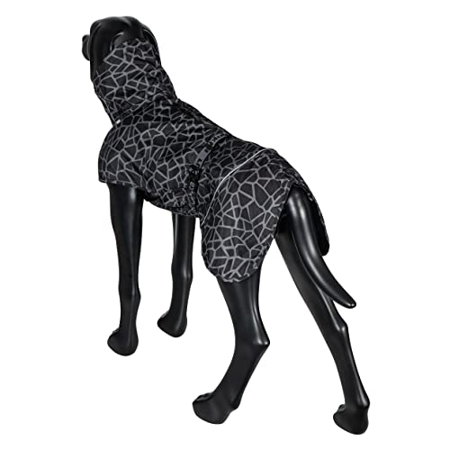 Rukka Pets HAYTON WARM Raincoat Regenmantel für Hunde Schwarz 25