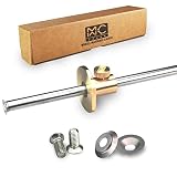 Wheel Marking Gauge Kit with 2 Extra Cutter Wheels and Screws, Small Anti Roll Brass Head, Metric Mi