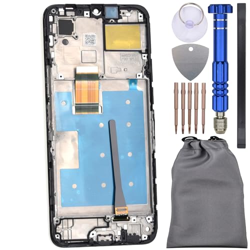 Display Screen Touch Digitizer with Screen Frame for Honor X6 Black 6.5