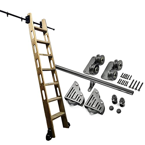 Kit quincaillerie pour porte de grange coulissante anti-bruit pour optimiser les petits espaces - 2