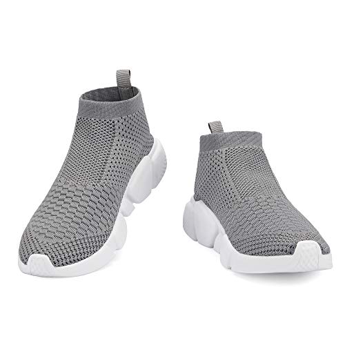 Image of Casbeam Men's Running Knit Comfortable Lightweight Breathable Casual Sports Shoes Fashion Sneakers Slip-On Walking Shoes