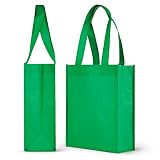 Reusable Gift/Party/Lunch Tote Bags - 25 Pack - Kelly Green