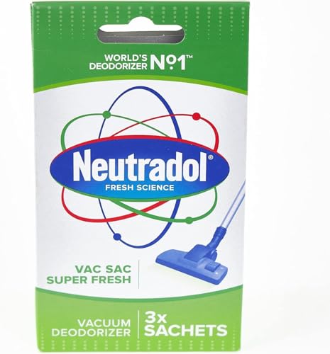 Price comparison product image Neutradol Vac Deodorizer Super Fresh (Pack of 3 Satchets)