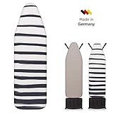 [page_title]-Blumtal Bügelbrettbezug 120x40 für dampfbügeleisen 5-lagig - Baumwoll Bügeltischbezug, hitzeregulierend, Made in Germany, bis 120x40cm