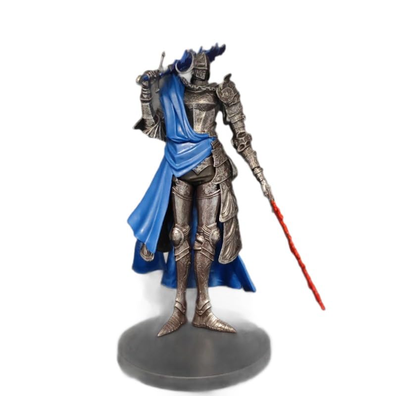 REOZIGN Figura Rellana, Caballero Combatiente Dos Lunas de Acción Rellana 21 cm / 8,3 pulgadas Juego Modelo Adorno coleccionable para los fanáticos del anime Regalo