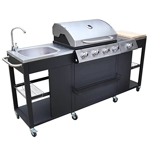 Home Producten-Buitenkeuken Barbecue Montana 4 Branders - Afbeelding 3