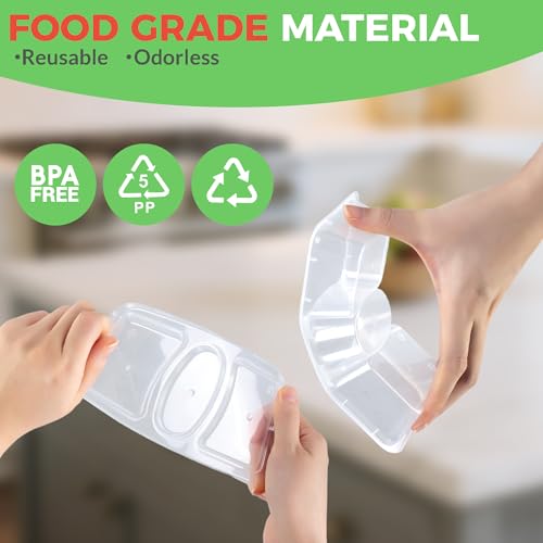 MACTANO 8 OZ Reusable Snack Containers with Lids, New 3... - Image 3