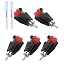 RCA to Speaker Wire Adapter-Red