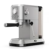 avigator Espresso Coffee Machine, 20 Bar Espresso Maker with Milk Frother, Hot...
