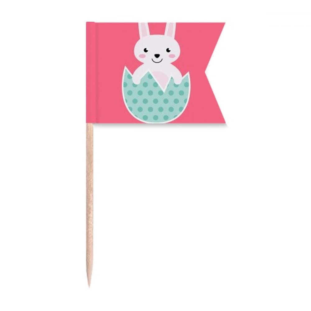 Plaque de Fromage Pâques avec Cure-dent Lapin Décoration Gâteau
