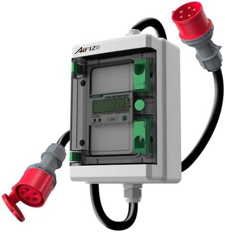 NWP 63A 400V CEE Adapter - mobiler digitaler Stromzähler - geeicht - (mit Reset) IP65-3-phasig NWP 63A 400V CEE Adapter - mobiler digitaler Stromzähler - geeicht - (mit Reset) IP65-3-phasig