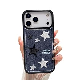 Casechics Compatible with iPhone 17 Air Case,Star,Blue
